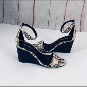 Michael Kors wedge sandals, size 5, like new